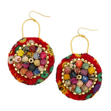 Load image into Gallery viewer, Handcrafted Upcycled Earrings