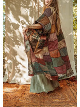 Load image into Gallery viewer, Earthy Boho Patchwork Duster