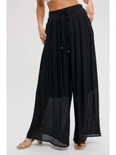 Load image into Gallery viewer, Elastic Drawstring Wide-Leg Pants