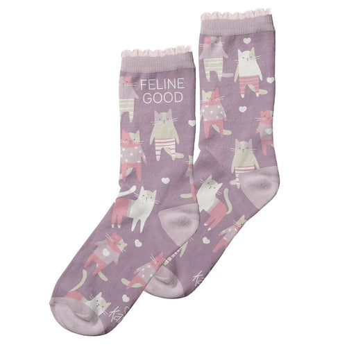 Feline Good Crew Socks