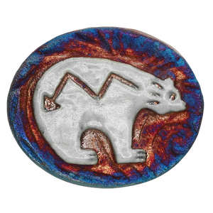 Raku Medallion