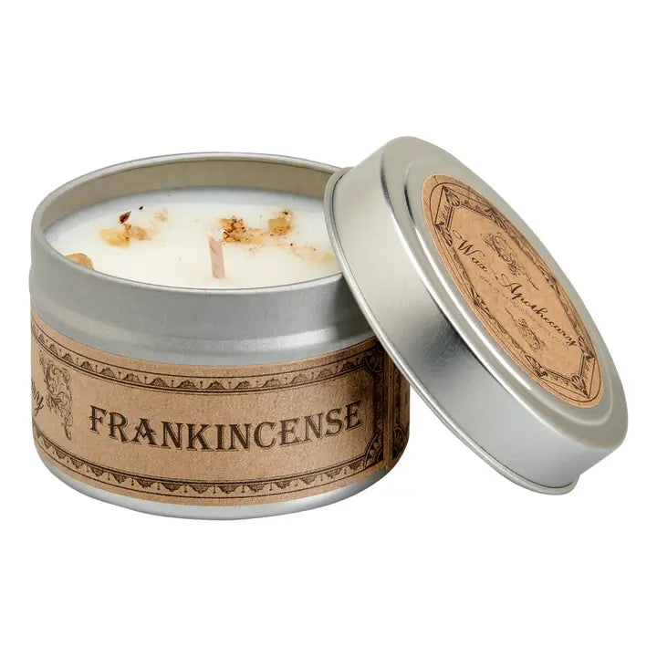 Frankincense Botanical Travel Tin Candle