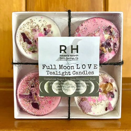 Full Moon Love Tealight Candles