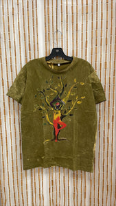 Standing Yoga Man Tree T-Shirt