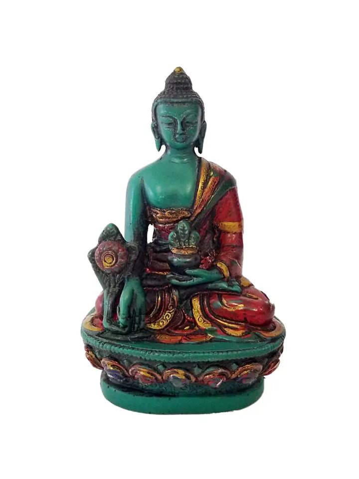 Hand-Painted Medicine Buddha