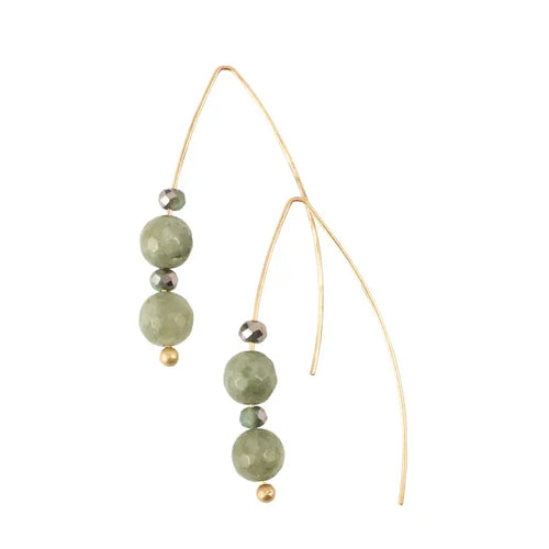 Jade Stone Earrings