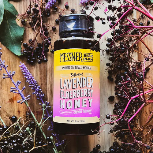 Lavender Elderberry Infused Honey