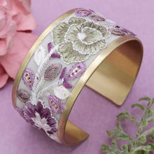 Load image into Gallery viewer, Embroidered Cuff Bracelet