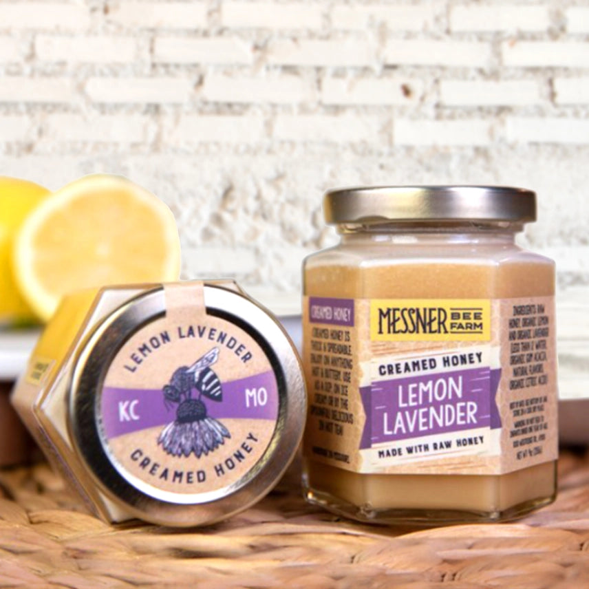 Lemon Lavender Creamed Honey