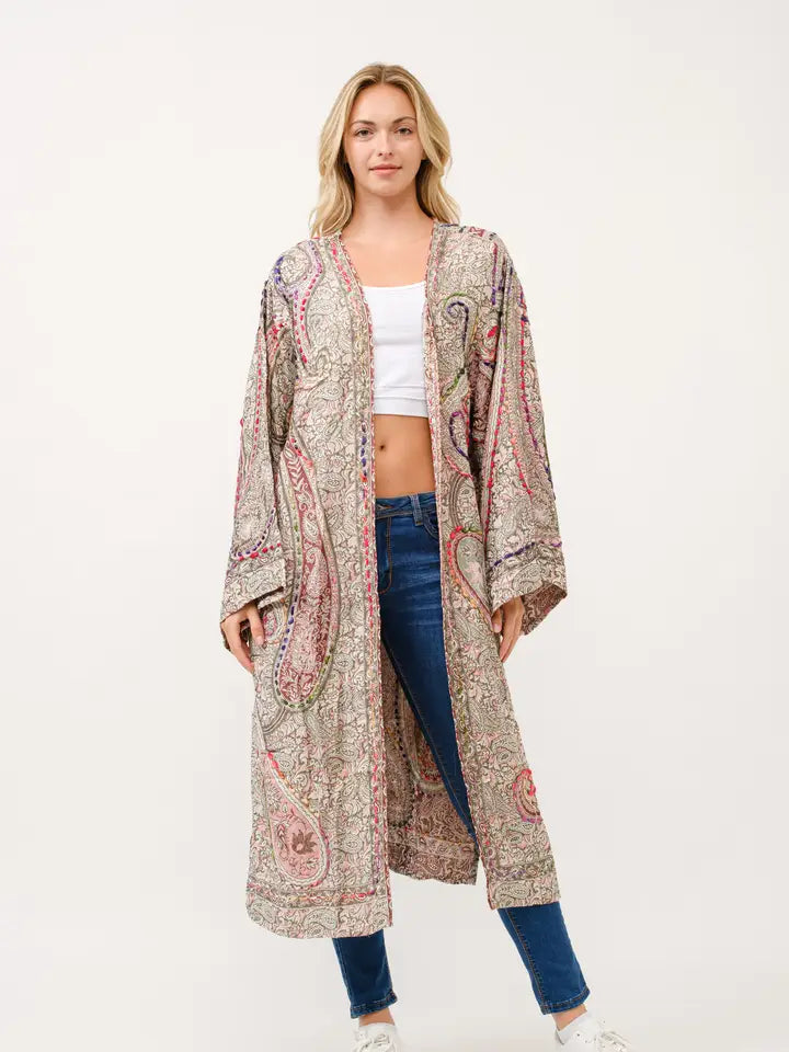 Livia Embroidered Duster