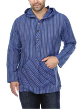 Load image into Gallery viewer, Men&#39;s Striped Hoodie