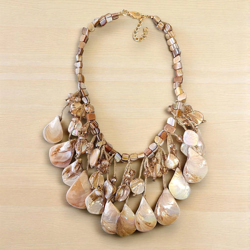 Mocha Seashell Necklace
