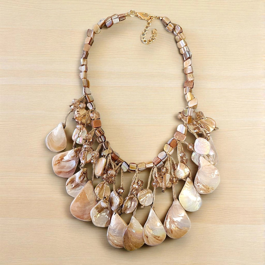 Mocha Seashell Necklace
