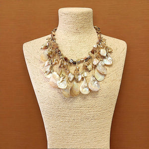 Mocha Seashell Necklace