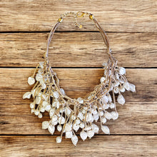 Load image into Gallery viewer, Modern Pearl Bib Necklace