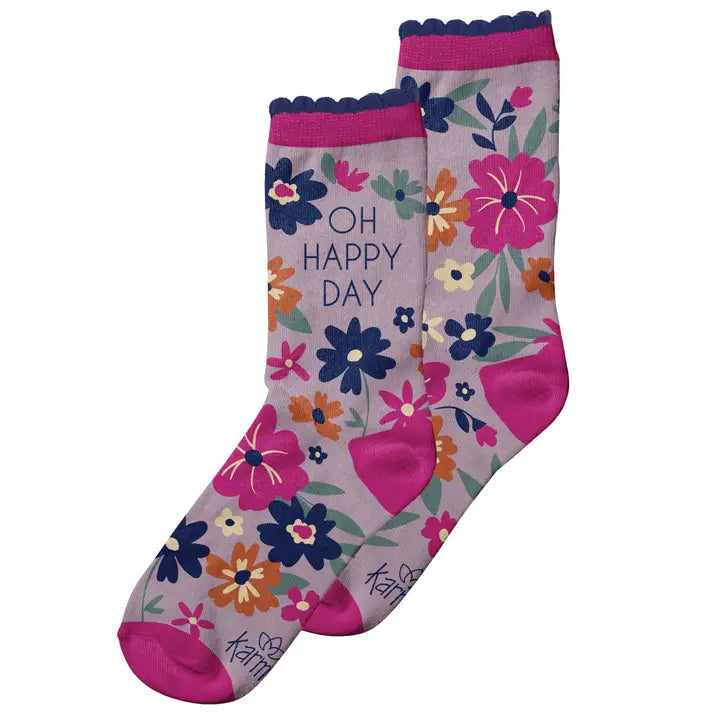 Oh Happy Day Crew Socks