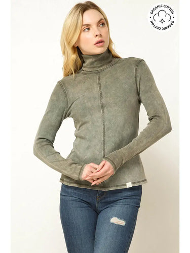 Organic Cotton Turtle Neck