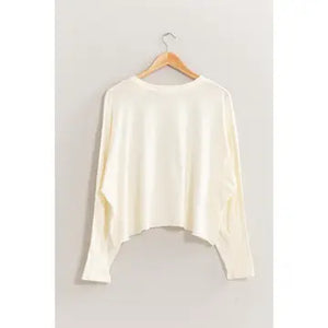 Oversized Long Sleeve Top