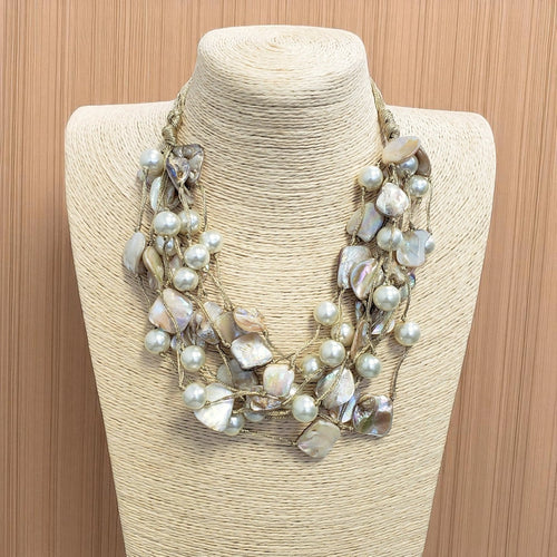 Pearl Seashell Necklace