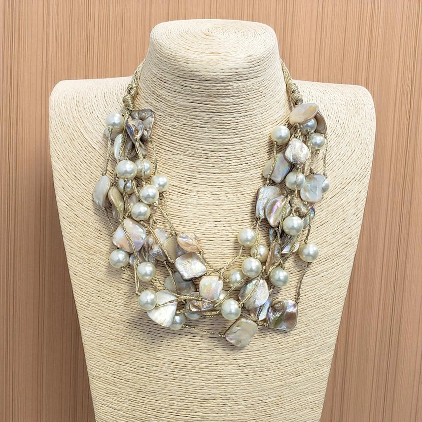 Pearl Seashell Necklace