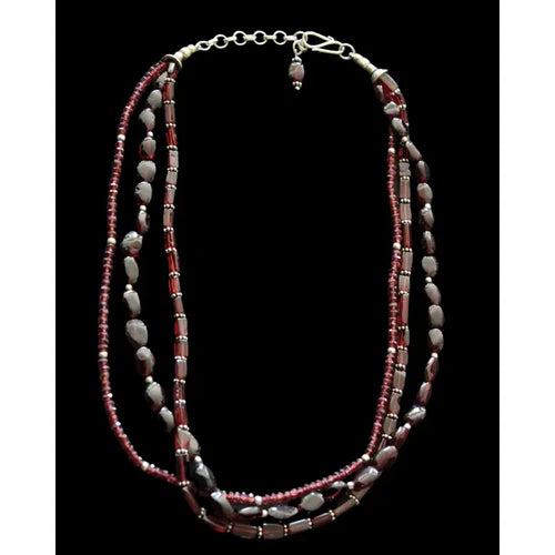 Persephone's Garnet Necklace