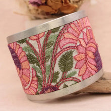 Load image into Gallery viewer, Embroidered Cuff Bracelet