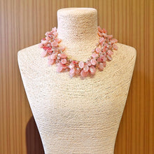 Load image into Gallery viewer, Pink Beaded Choker Necklace