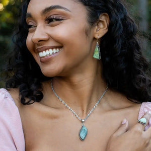 Prehnite Earrings