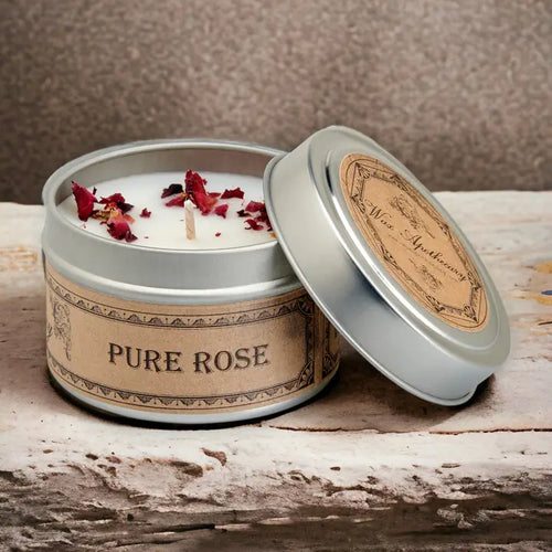 Rose Botanical Travel Tin Candle