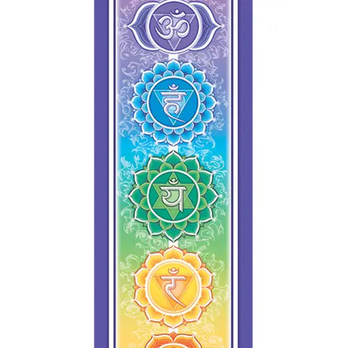 Small Rainbow Chakra Banner