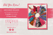 Load image into Gallery viewer, Saree Sunburst Ornament