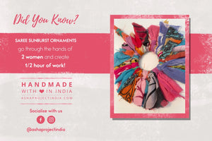 Saree Sunburst Ornament