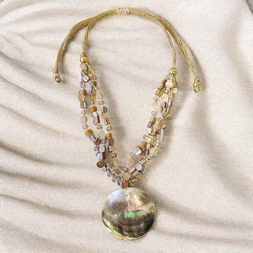 Seashell Coastal Necklace