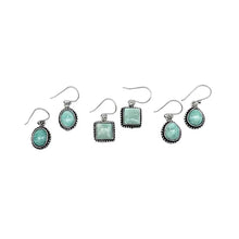 Load image into Gallery viewer, Small Amazonite Earrings