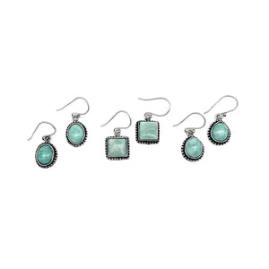 Small Amazonite Earrings