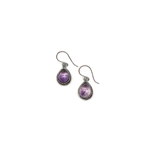 Small Amethyst Earrings