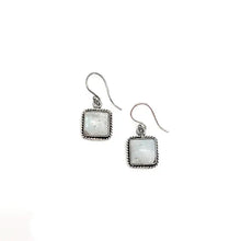 Load image into Gallery viewer, Small Moonstone Earrings