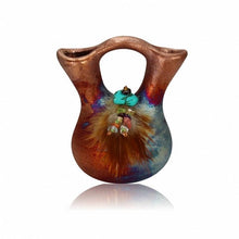 Load image into Gallery viewer, Raku Wedding Vase