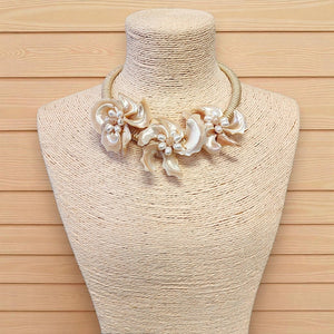 Spiral Flower Necklace