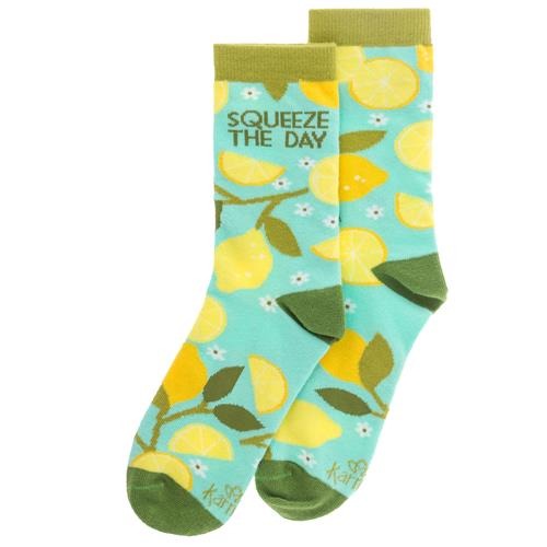 Squeeze The Day Crew Socks