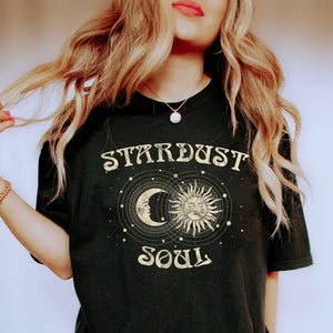 Stardust Soul Sun and Moon Celestial T-Shirt