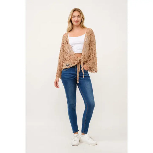 Talita Crochet Kimono Wrap