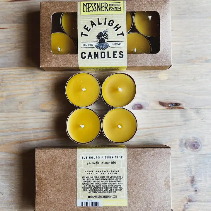 Beeswax Tealights Set of 6