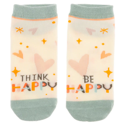 Think Happy Be Happy Socks