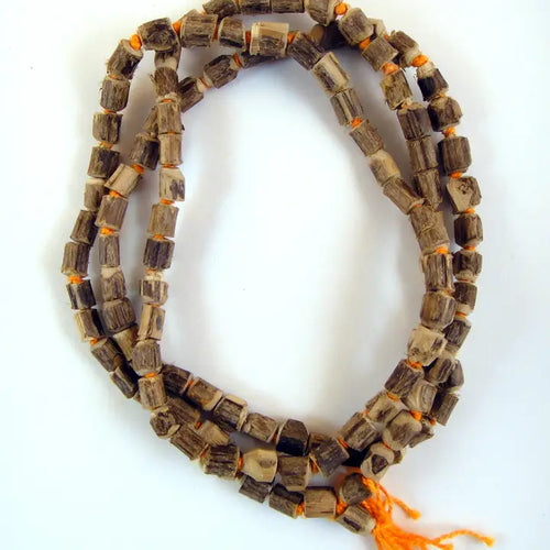 Knotted Tulsi Wood Mala