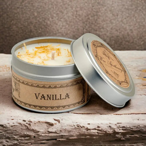 Vanilla Botanical Travel Tin Candle