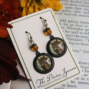 Victorian Owl Earrings