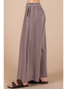 Wide Leg Cotton Sweatpants