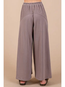 Wide Leg Cotton Sweatpants