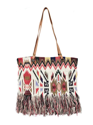 Woven Cotton Tote Bag
